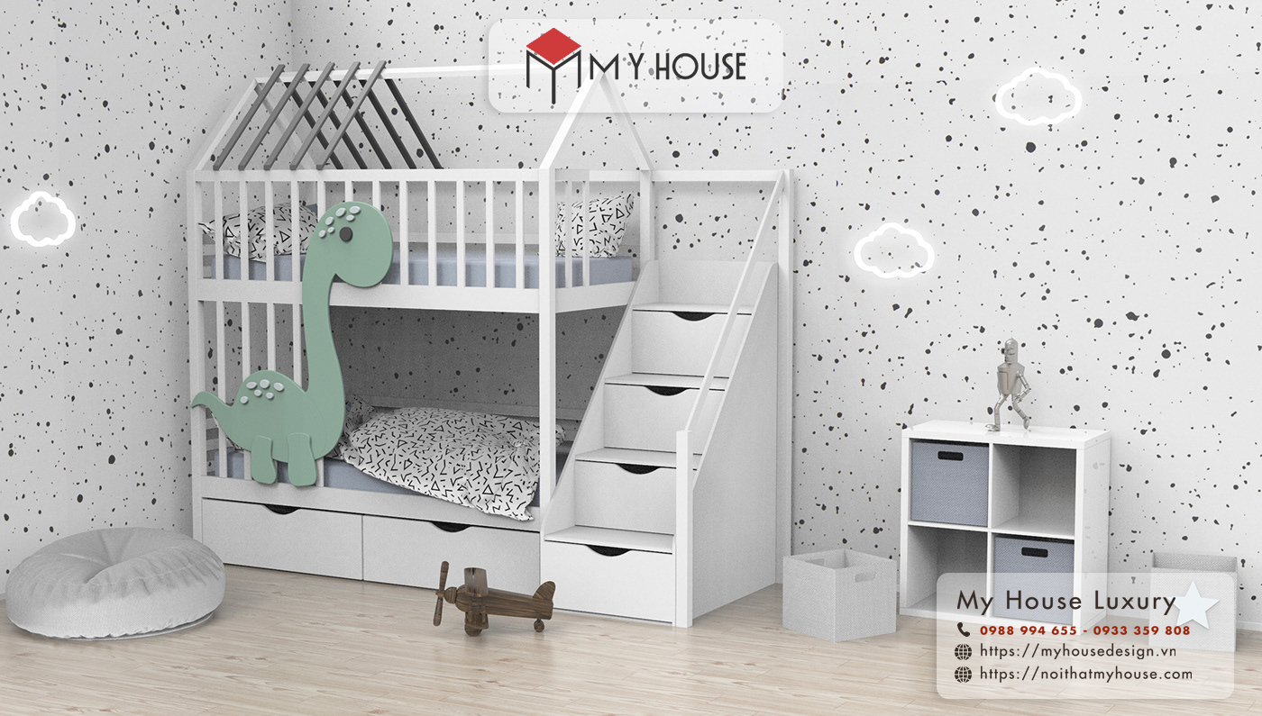 thiết kế nội thất phòng ngủ trẻ em 13