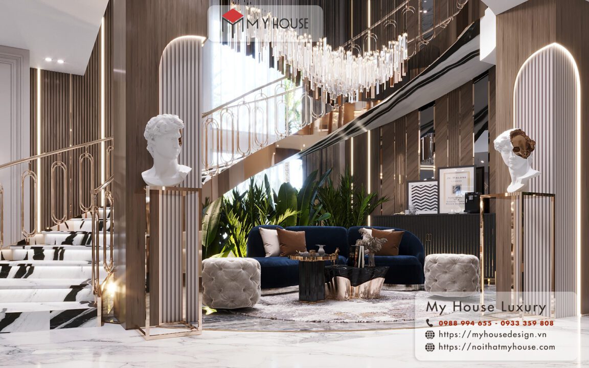 Nội thất phòng khách nhà ống 5m