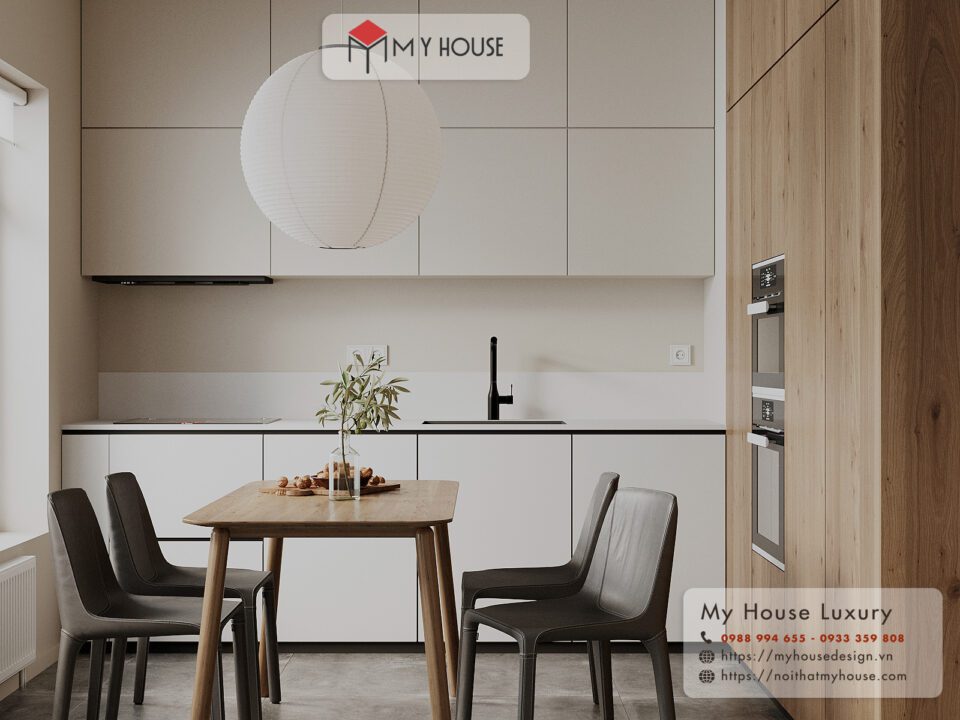 Phòng bếp nhà ống 4m