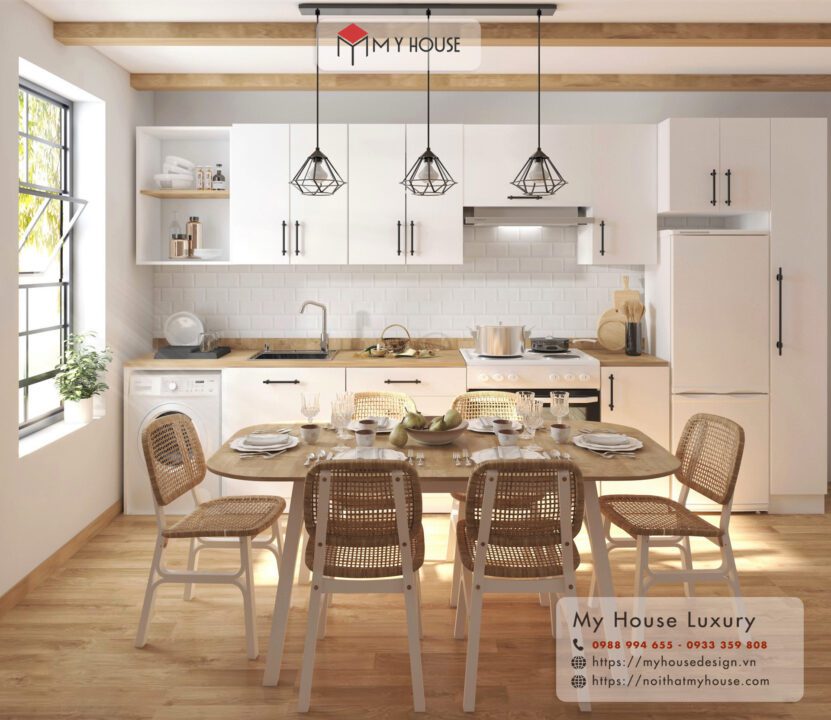 thiết kế nhà bếp đẹp và hiện đại