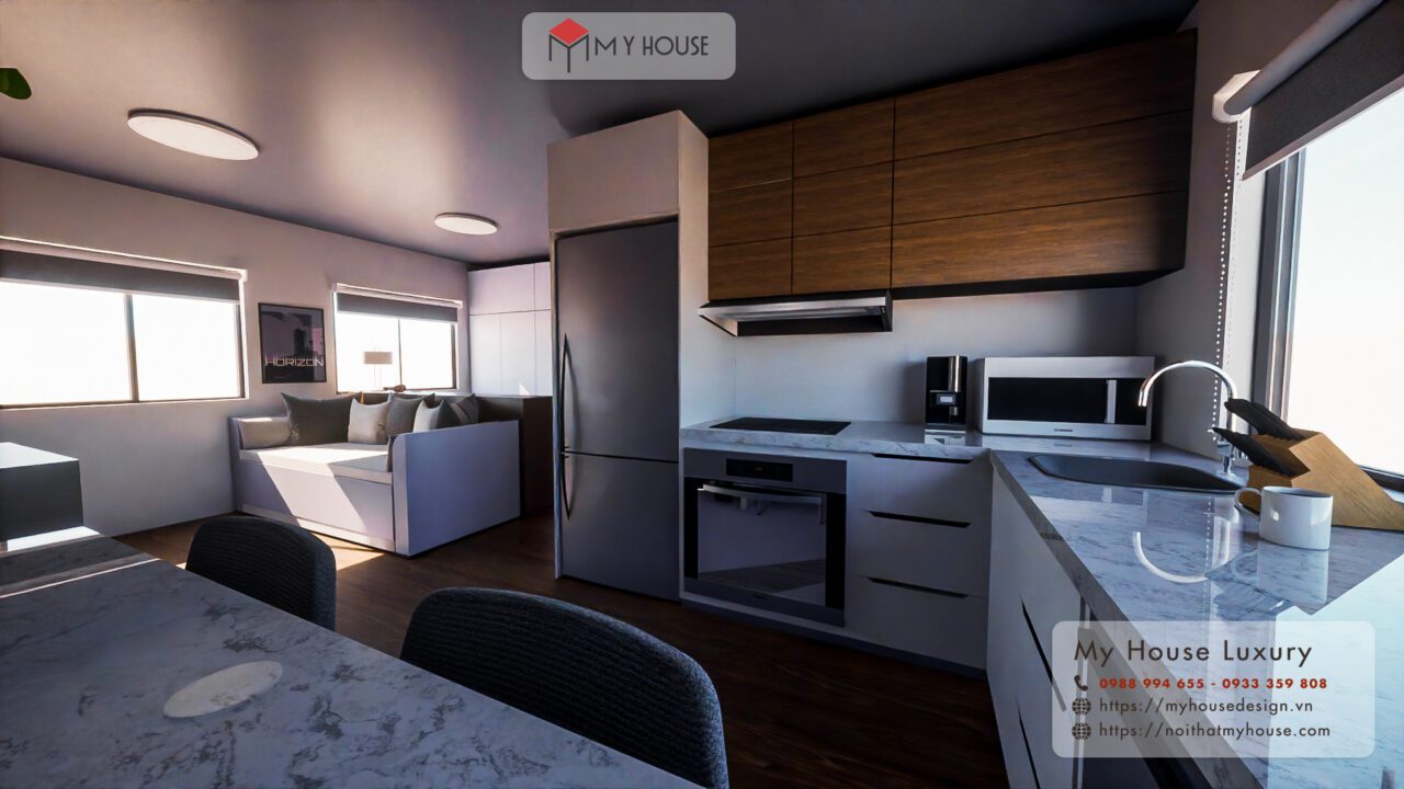 Thiết kế nội thất nhà 30m2