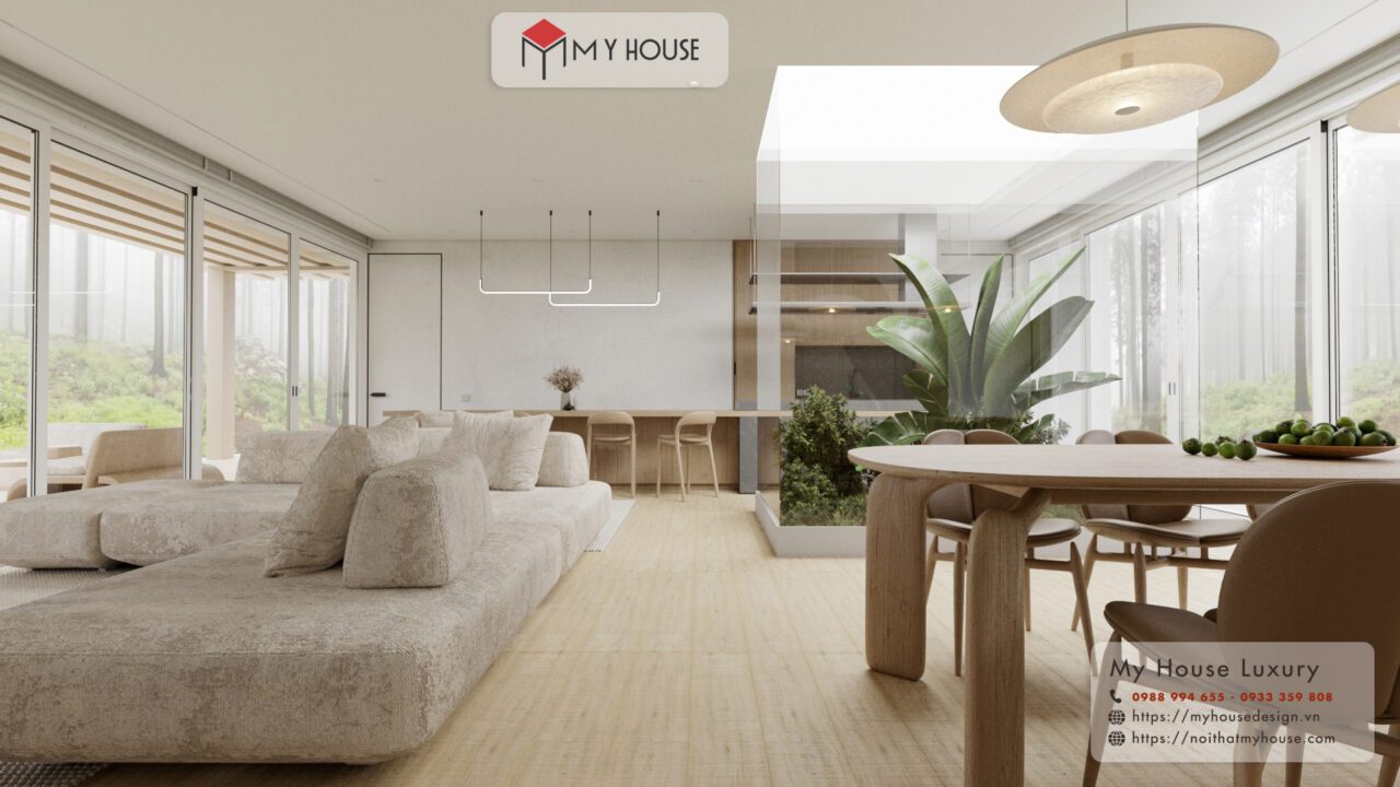 thiết kế nội thất nhà cấp 4 nông thôn