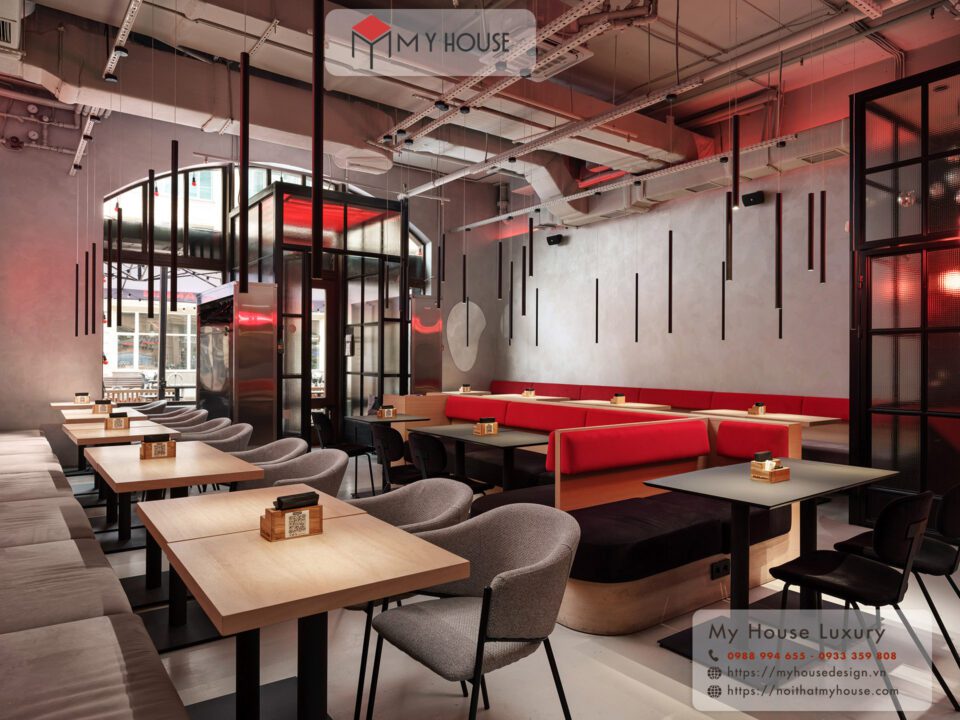 thiết kế nội thất nhà hàng cao cấp