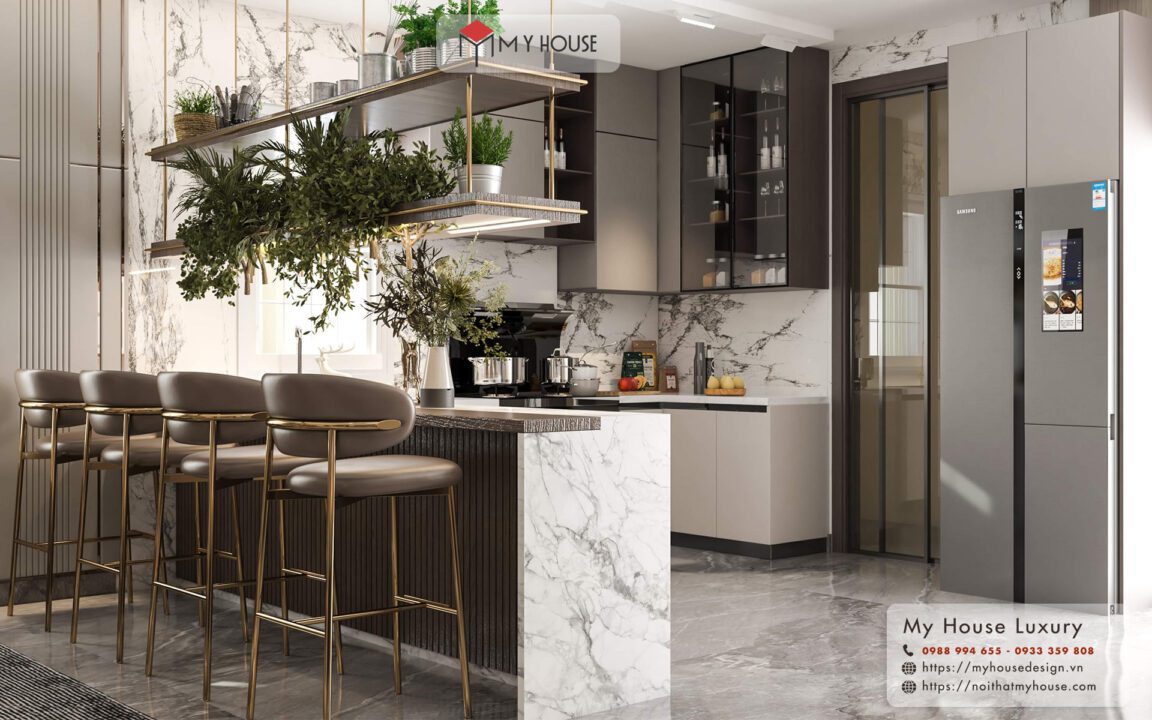 thiết kế nội thất phòng bếp