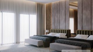 Thiết kế nội thất phòng ngủ khách sạn