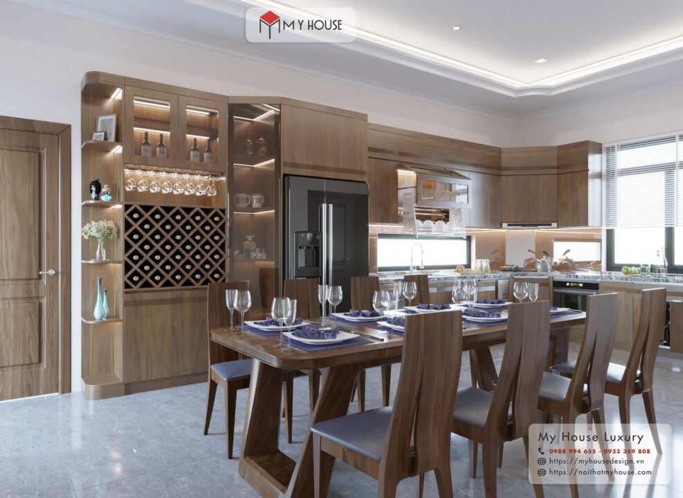 Thiết kế phòng bếp 10m2