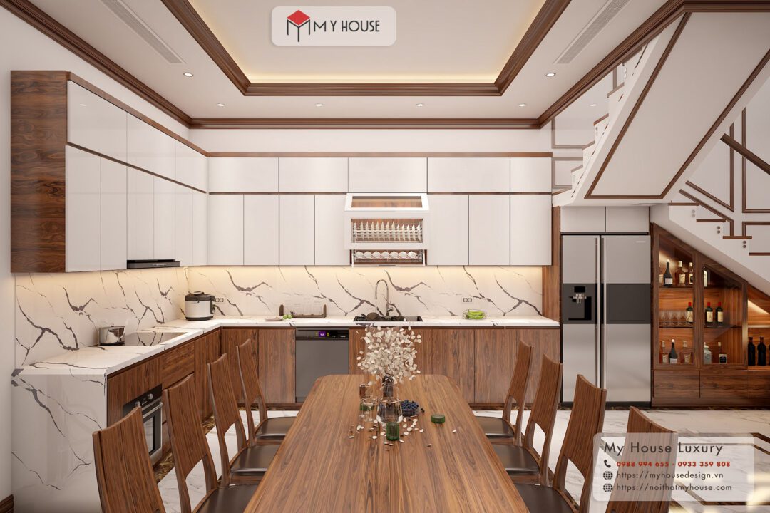 Thiết kế phòng bếp 15m2