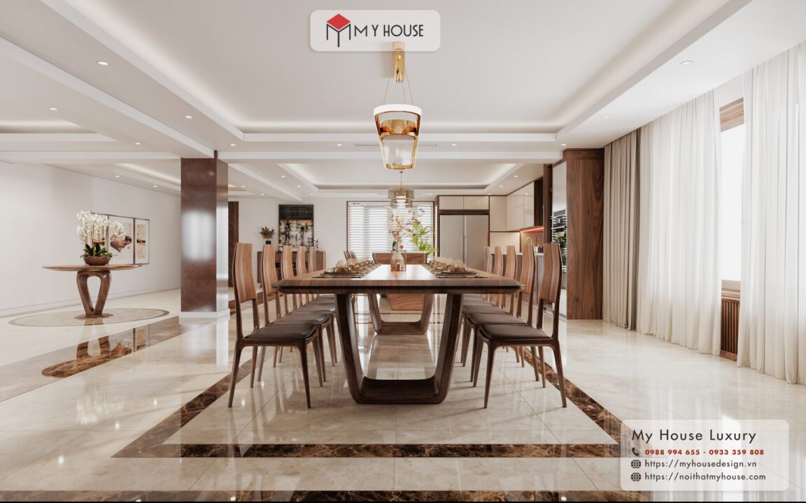 Thiết kế phòng bếp 20m2