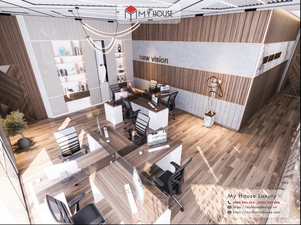 Thiết kế văn phòng làm việc 50m2