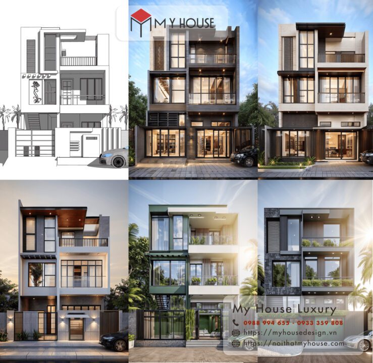 Cải tạo mặt tiền nhà phố