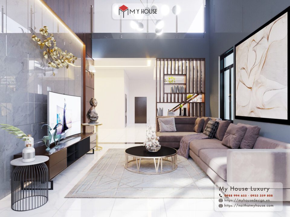 Cải tạo phòng khách nhà ống