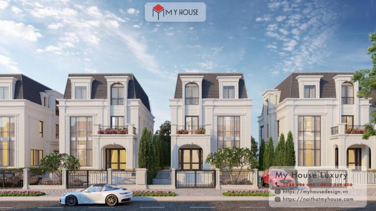 thiết kế nội thất biệt thự hinode royal park