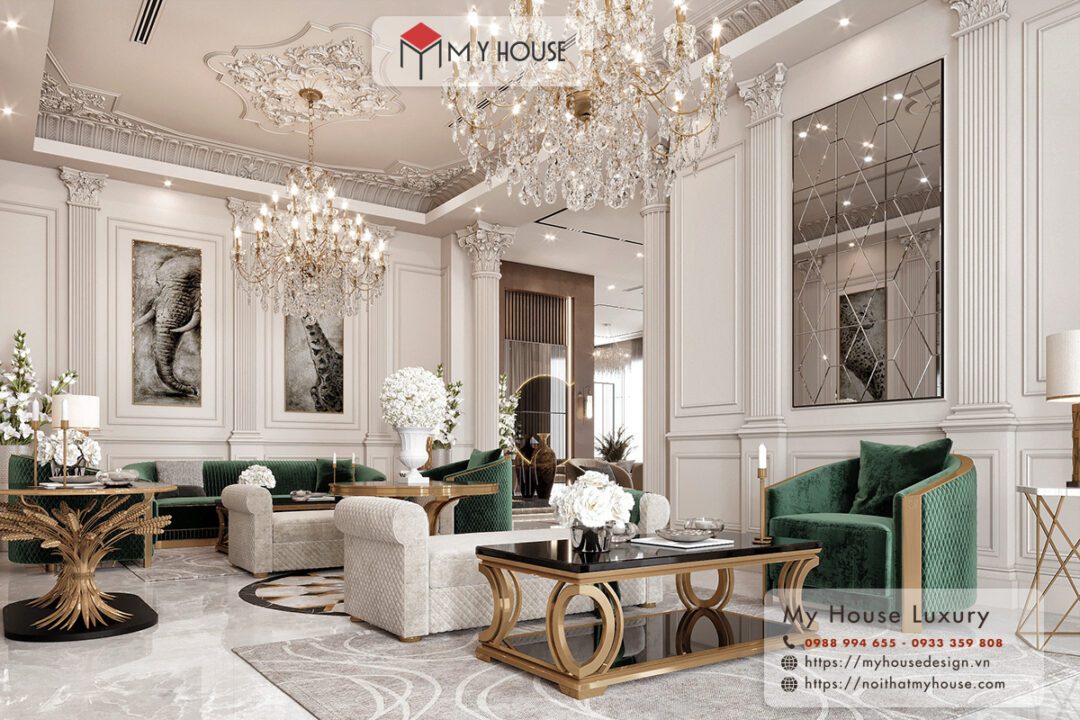 Thiết kế nội thất biệt thự pháp