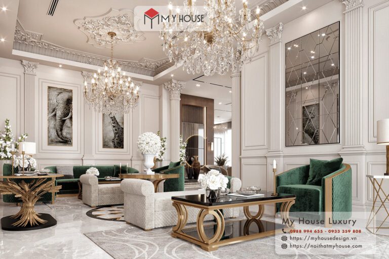 Thiết kế nội thất biệt thự pháp