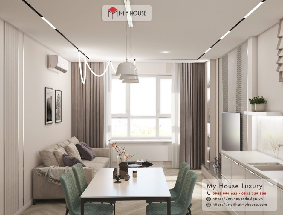 thiết kế nội thất chung cư thanh hà
