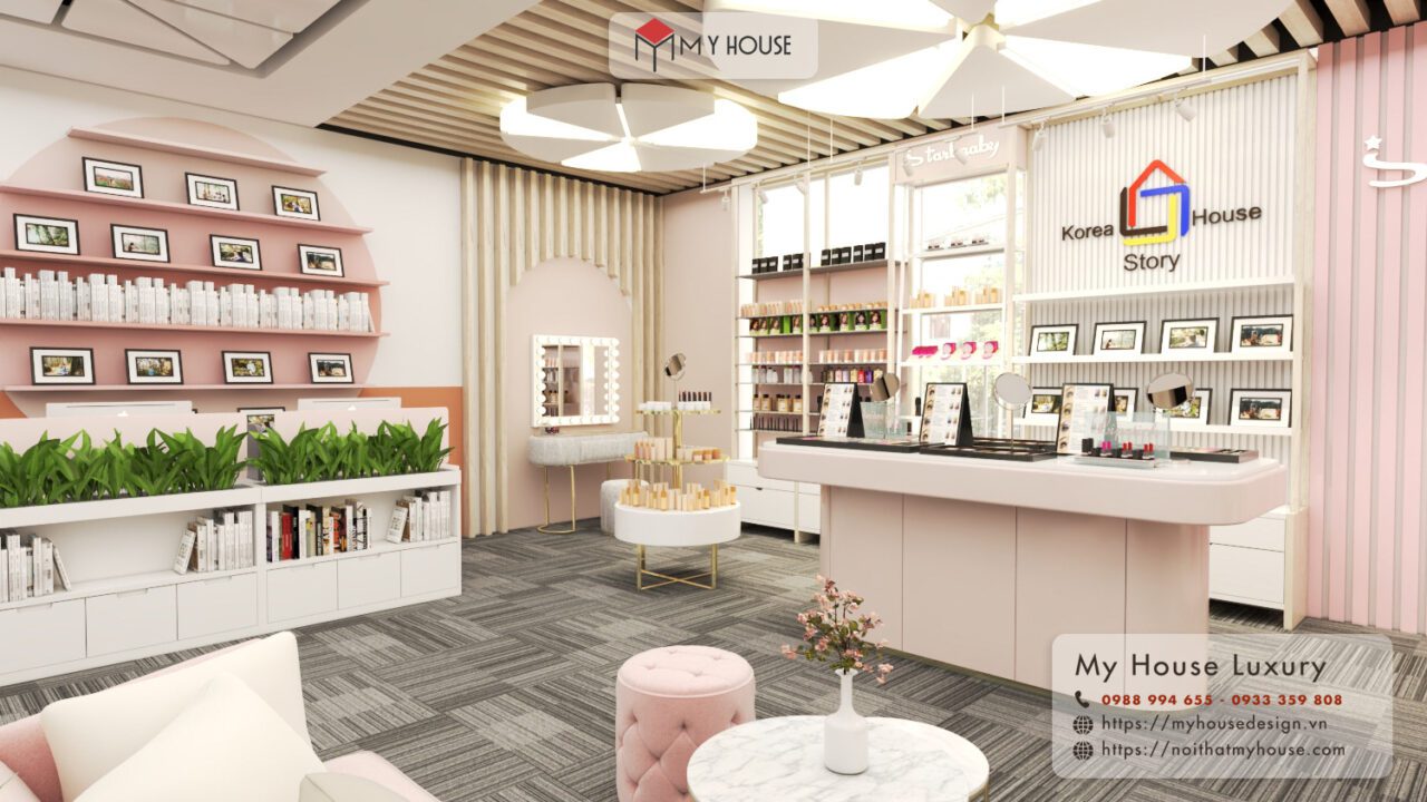 Thiết kế showroom mỹ phẩm