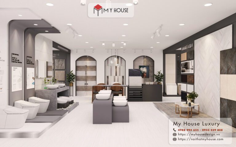 Thiết kế showroom vật liệu xây dựng