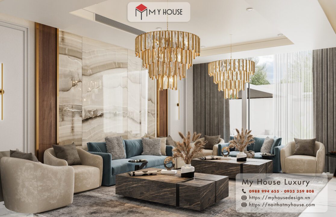 Trang trí phòng khách nhà ống cấp 4