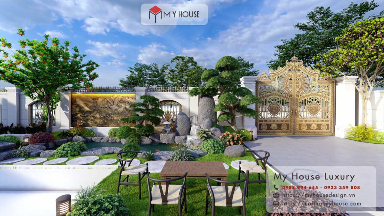 Thiết kế tiểu cảnh thác nước