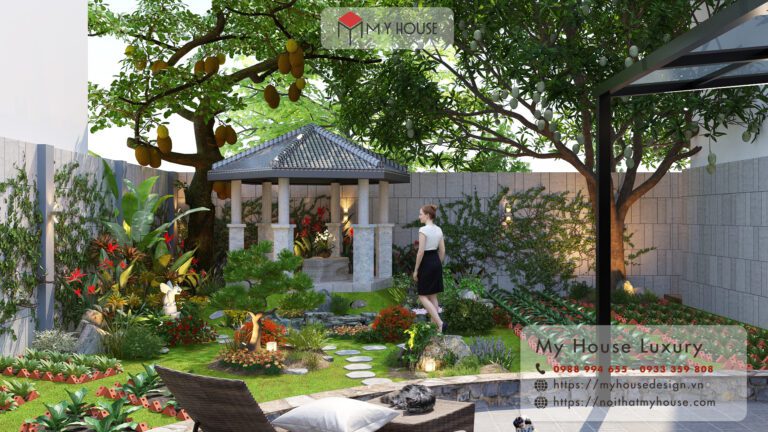 Tiểu cảnh sân vườn nhỏ đẹp