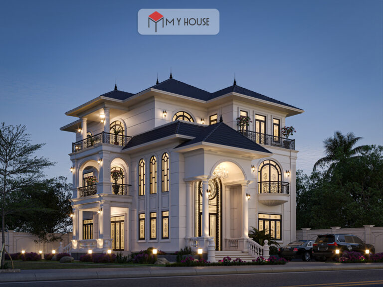 biệt thự 3 tầng hiện đại