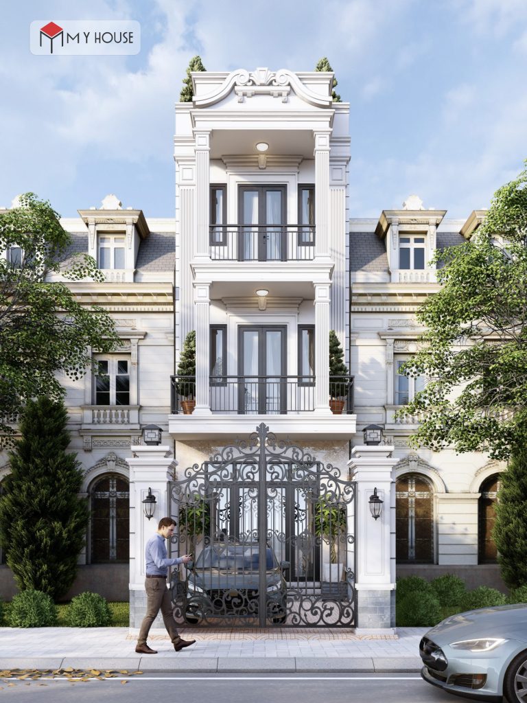 mặt tiền nhà phố 6m 3 tầng
