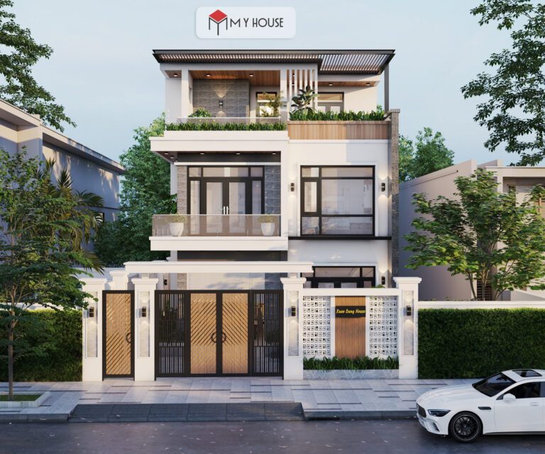 mặt tiền nhà phố 7m 3 tầng