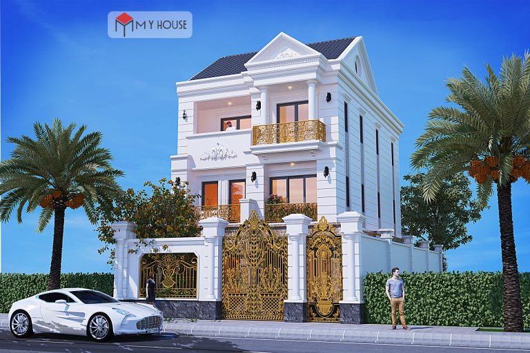 mặt tiền nhà phố 8m 3 tầng