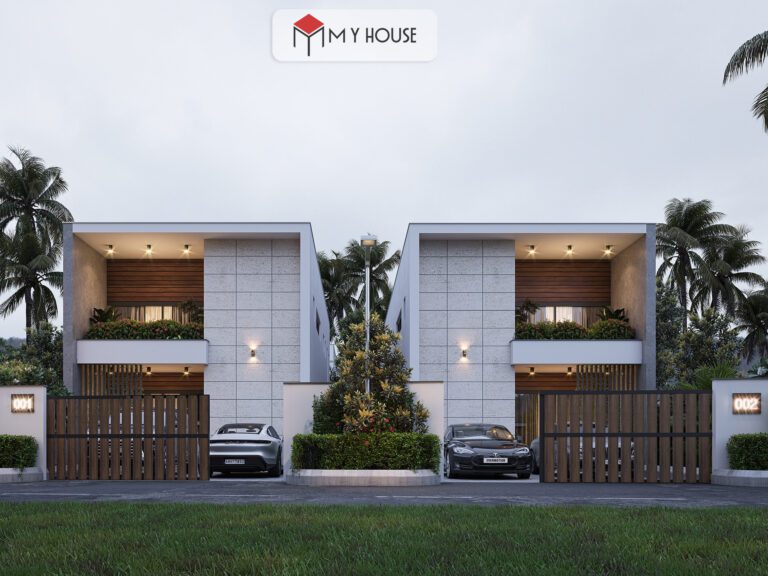 nhà phố 6m 2 tầng