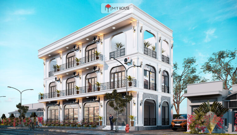 nhà phố hiện đại 3 tầng