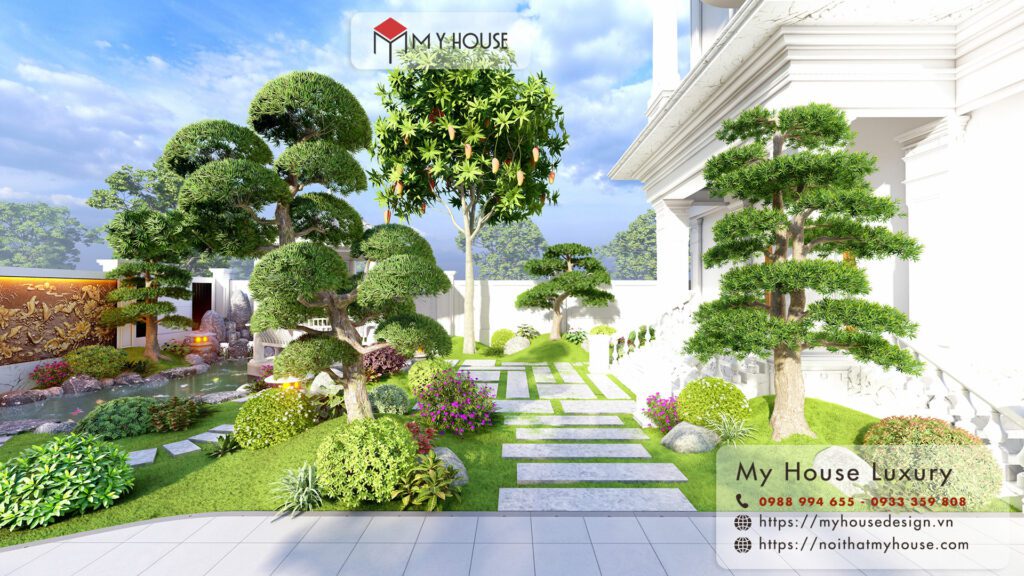 sân vườn tân cổ điển