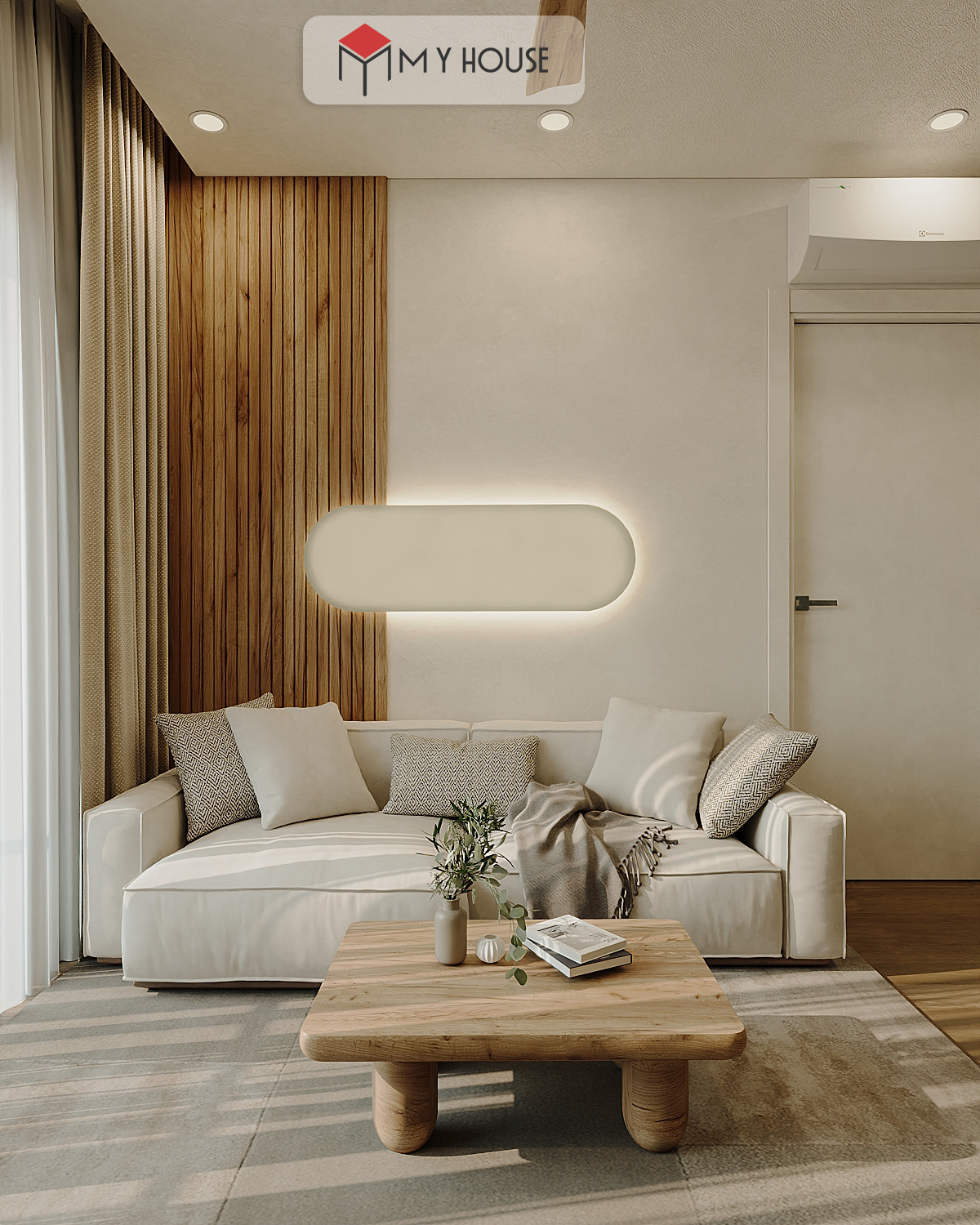thiết kế nội thất chung cư tối giản 12