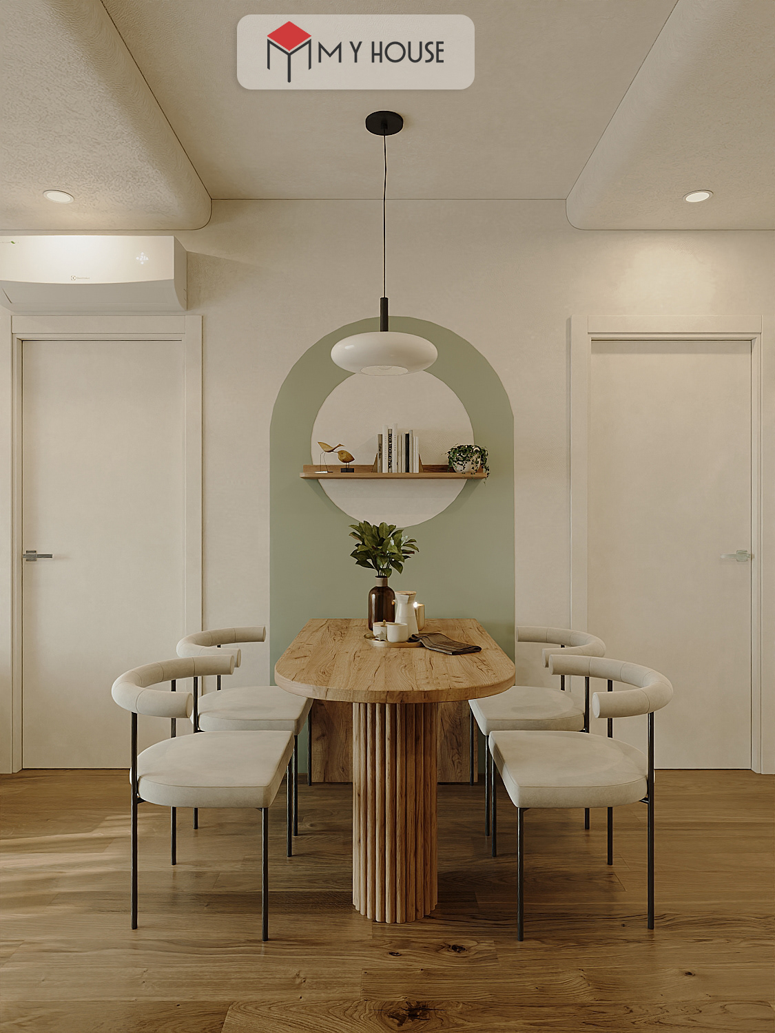 thiết kế nội thất chung cư tối giản 13