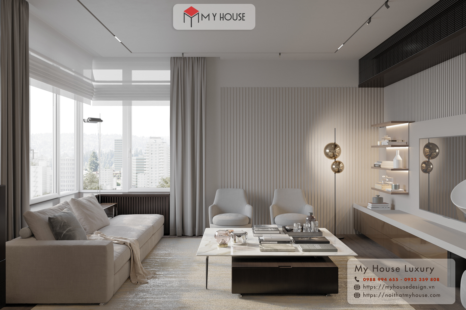 Báo giá thiết kế nội thất căn hộ 3