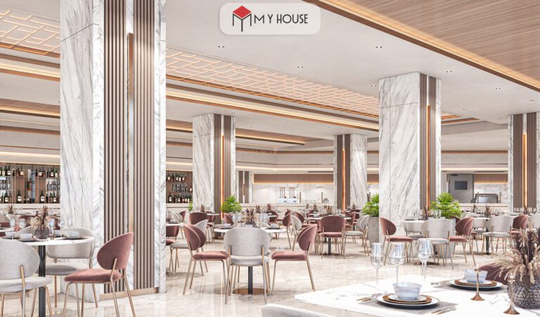 thiết kế nhà hàng sang trọng