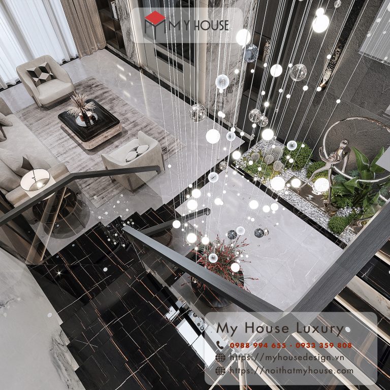 phòng khách biệt thự đẹp