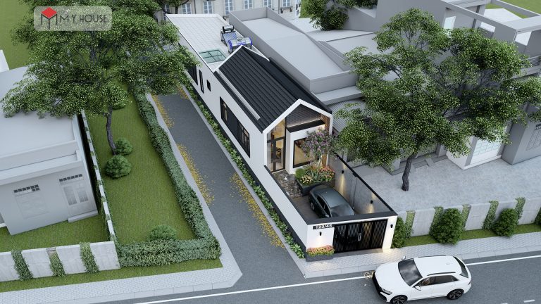 7x20m nhà cấp 4 3 phòng ngủ 7x20
