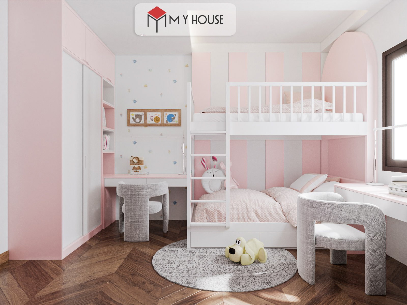 phòng ngủ trẻ em hiện đại 6