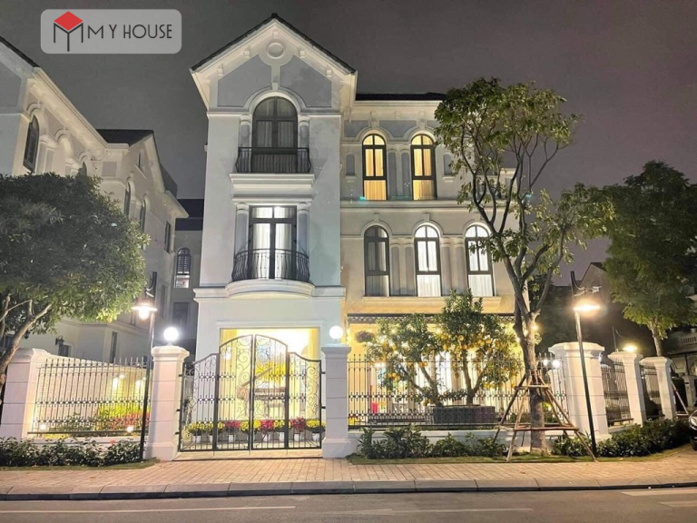 thi công nội thất biệt thự tại vinhomes riverside bằng lăng