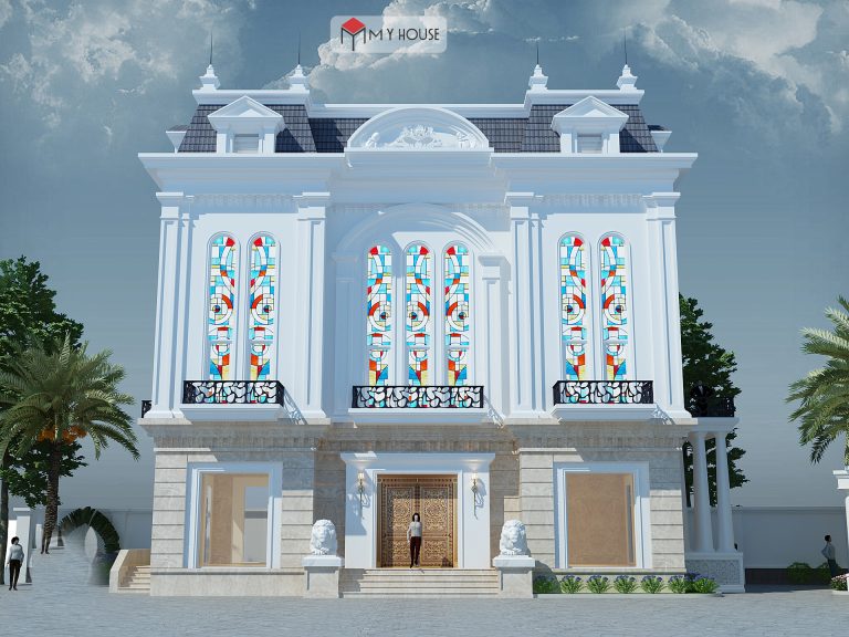 thiết kế biệt thự phố tân cổ điển