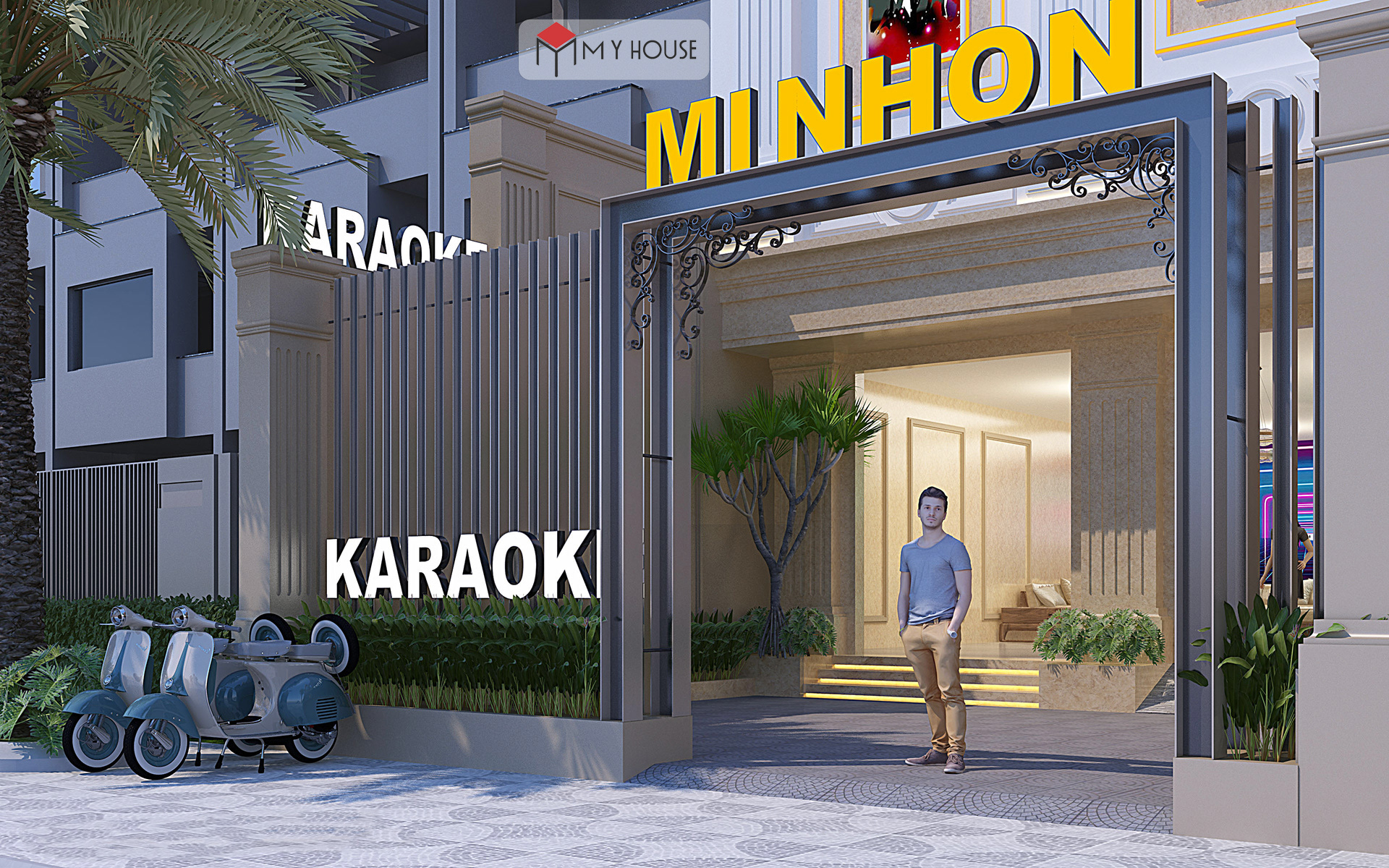 thiết kế quán karaoke 8