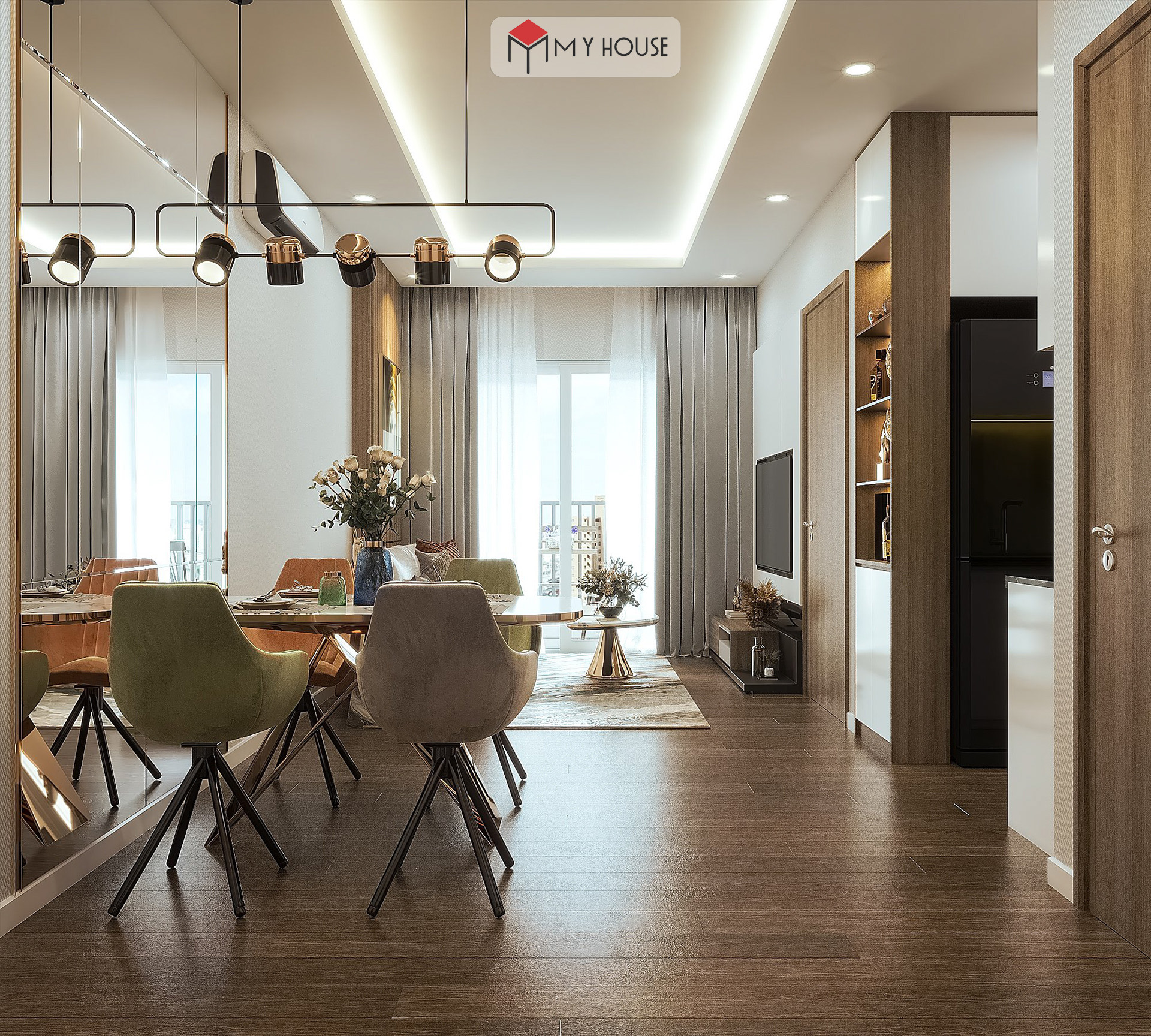 cải tạo nhà tập thể 30m2 5