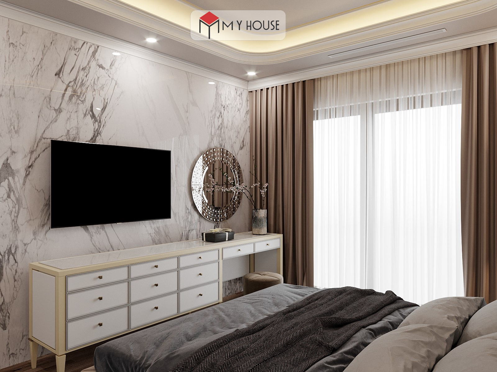 Ý tưởng decor phòng ngủ 10m2 đảm bảo tính thẩm mỹ tiện nghi và ấm cúng