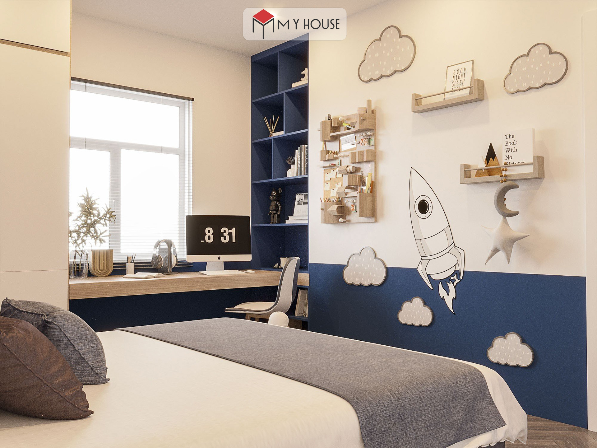 Ý tưởng decor phòng ngủ cho bé trai cho không gian vui tươi và phát triển