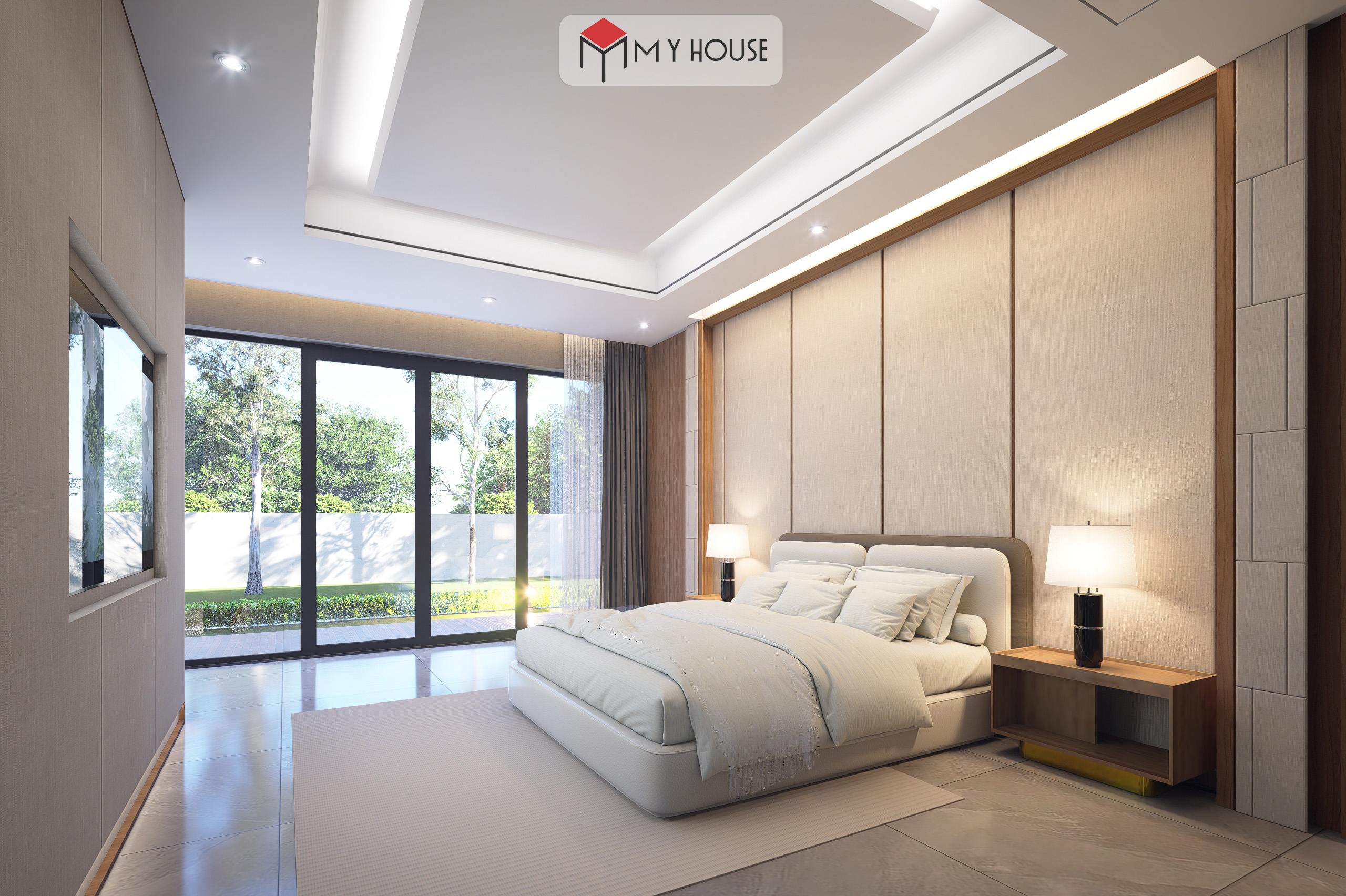 Dự án thiết kế villa phong cách nội thất hiện đại tại Hà Nội 10