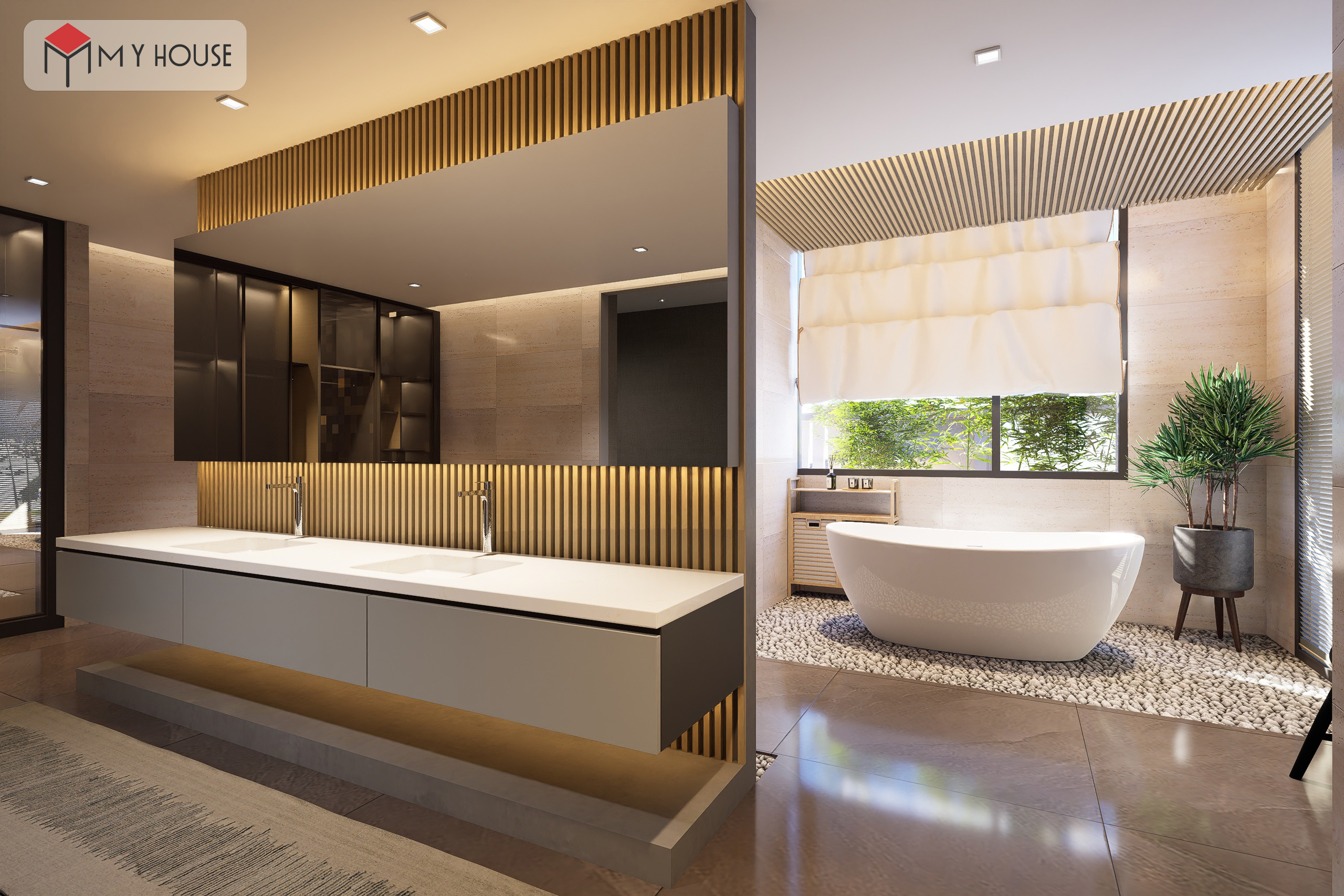 Dự án thiết kế villa phong cách nội thất hiện đại tại Hà Nội 14