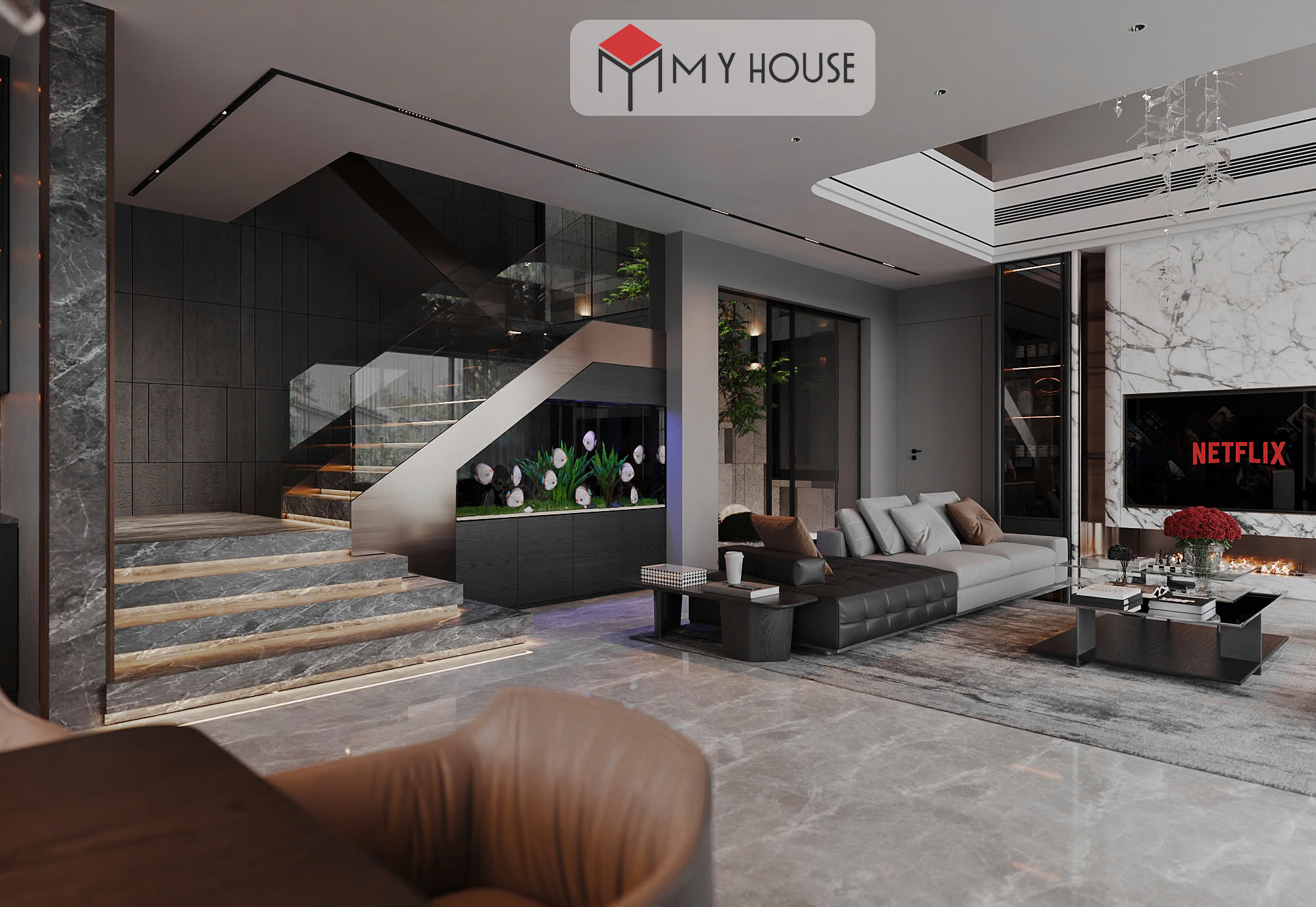 Thiết kế thi công nội thất biệt thự nhà Anh Nam tại Bắc Ninh