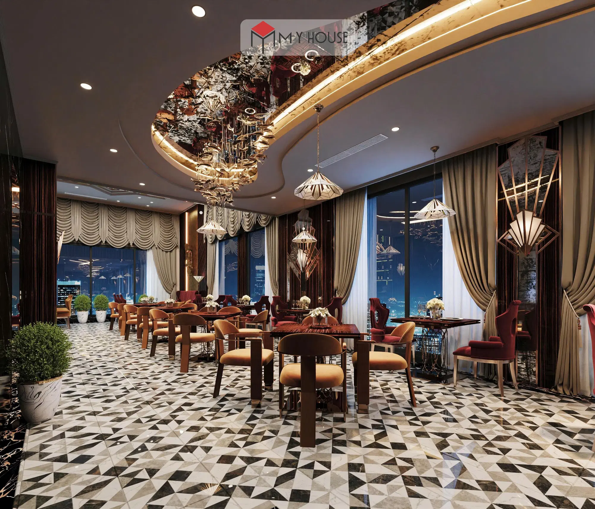 Thiết kế nội thất khách sạn tại Quảng Ninh thi công trọn gói 2